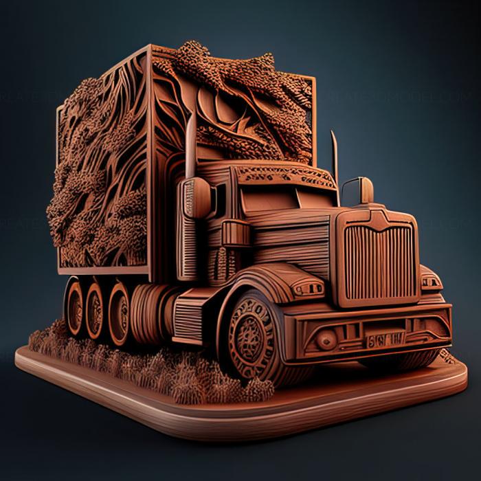 نموذج ثلاثي الأبعاد لآلة CNC ألعاب لعبة st Truck Simulator 3D